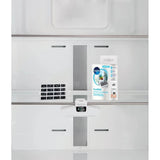 CLICCK Home Store fridge air filter set with packaging inside a refrigerator compartment